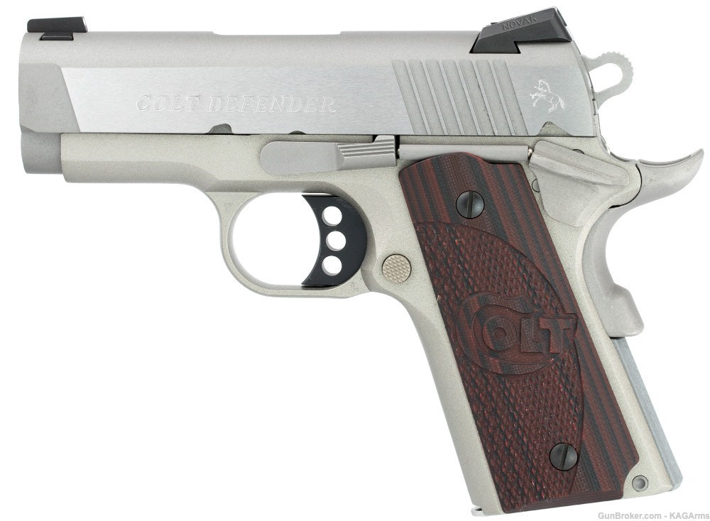 Colt Defender Stainless Steel SS 1911 Compact 45 ACP O7000XE 3" 45ACP-img-2