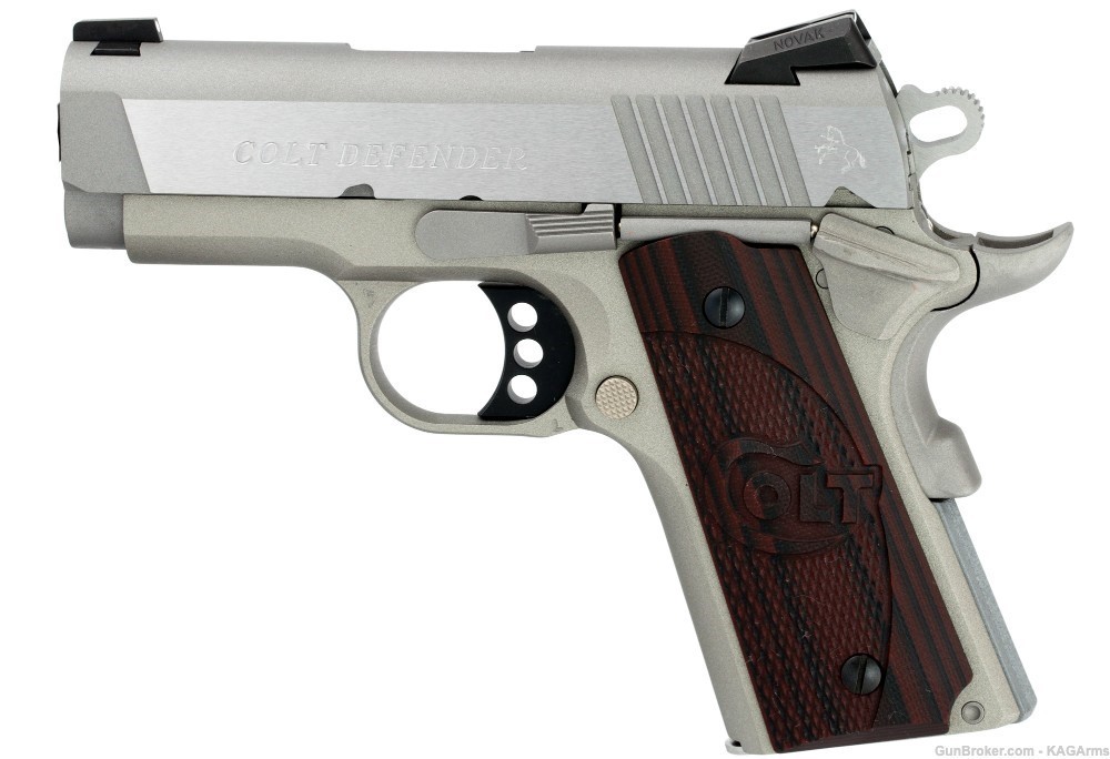 Colt Defender Stainless Steel SS 1911 Compact 45 ACP O7000XE 3" 45ACP-img-1