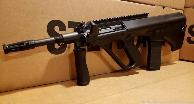 AUG Accepts AR15 magazines Steyr Arms aug BLACK-img-0