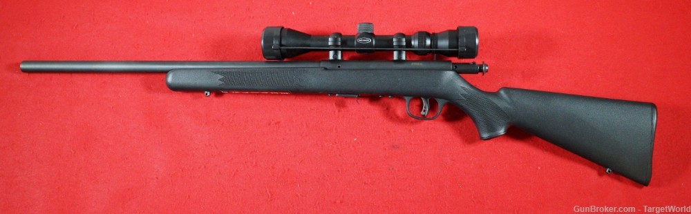 SAVAGE ARMS MARK II FV XP .22 LR WITH SCOPE MATTE BLACK 5 ROUNDS (SV29200)-img-1