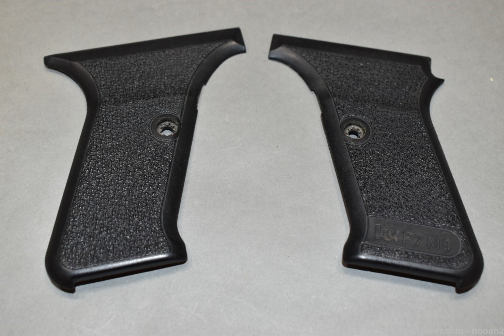 Scarce Discontinued Factory H&K P7M8 Grip Panels 222859-img-0