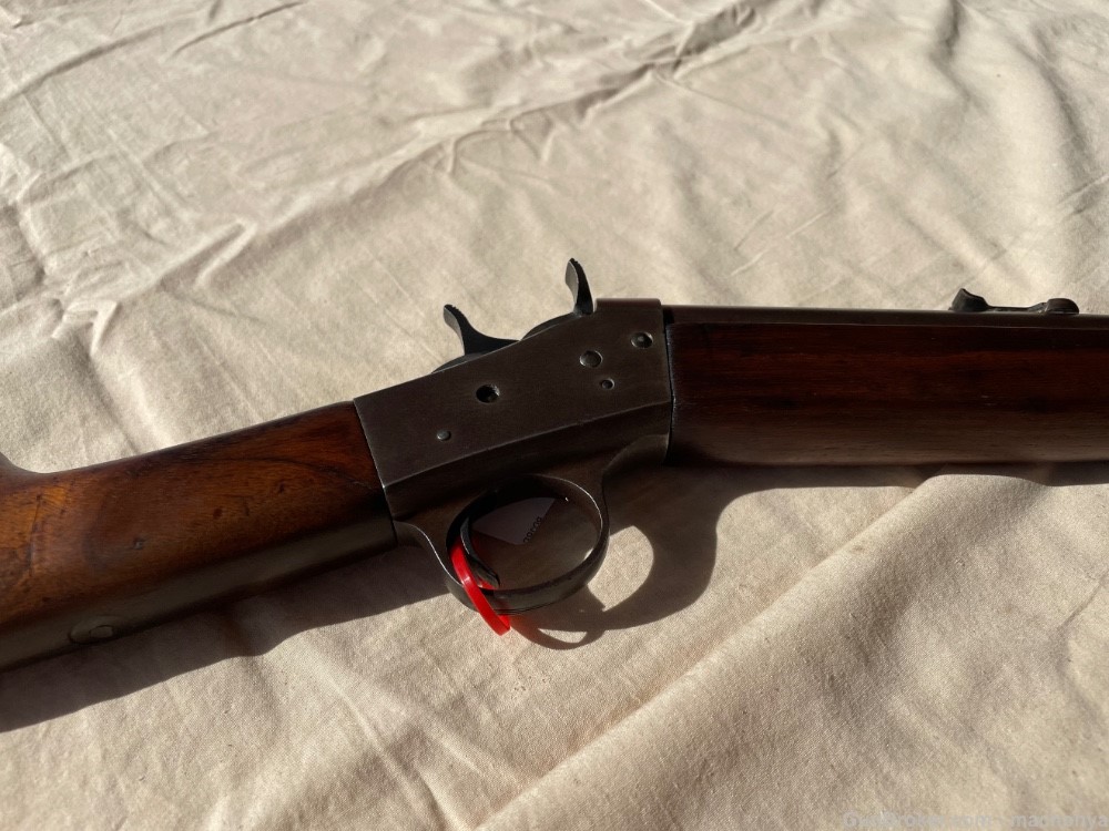 Remington Model 4 Rolling Block 22 LR Single Shot Good Condition-img-7