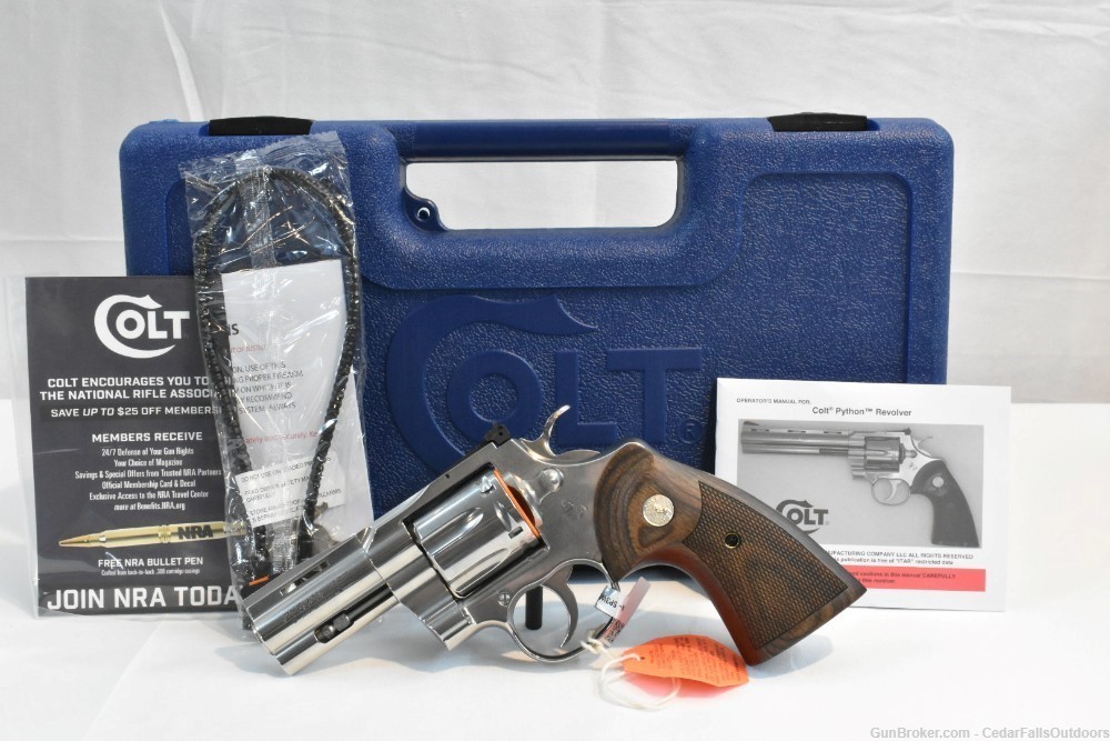 Colt Python .357 Magnum 3"bbl Revolver PYTHON-SP3WTS-img-0