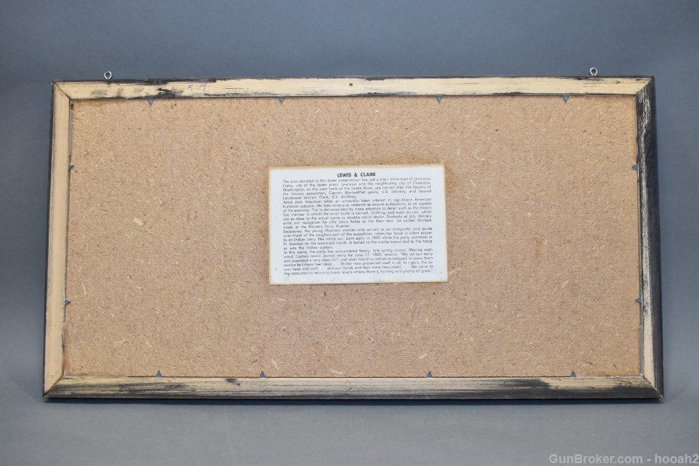 Vintage Speer Bullet Board Lewis & Clark Advertisement Please READ-img-5