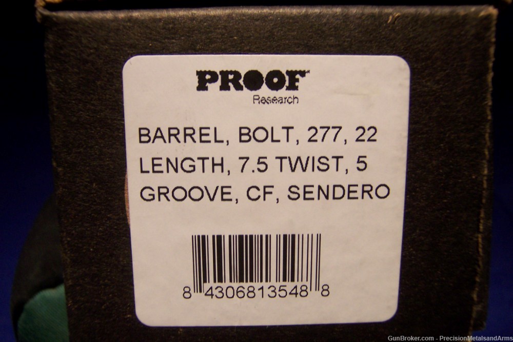Proof Research .277 (.270 cal) Barrel Blank-img-3