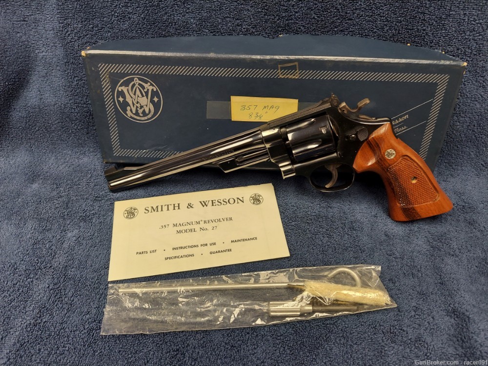 SMITH & WESSON MODEL 27-2 REVOLVER IN .357 MAGNUM CAL. 8-3/8" BBL (1973)-img-0