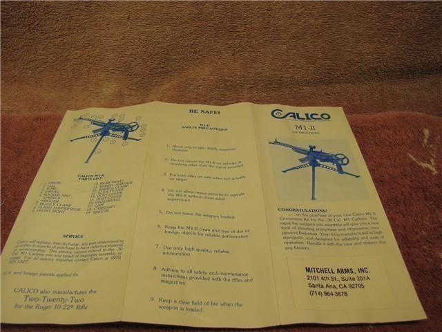 Calico m-1-II  M1 carbine springfield-img-15