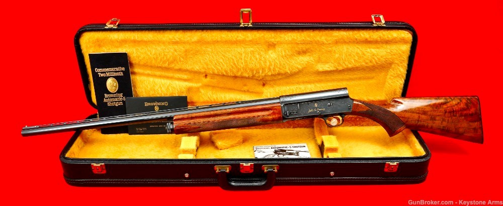 Ultra Rare Belgium Browning A5 Two Millionth Commemorative New In Case-img-0