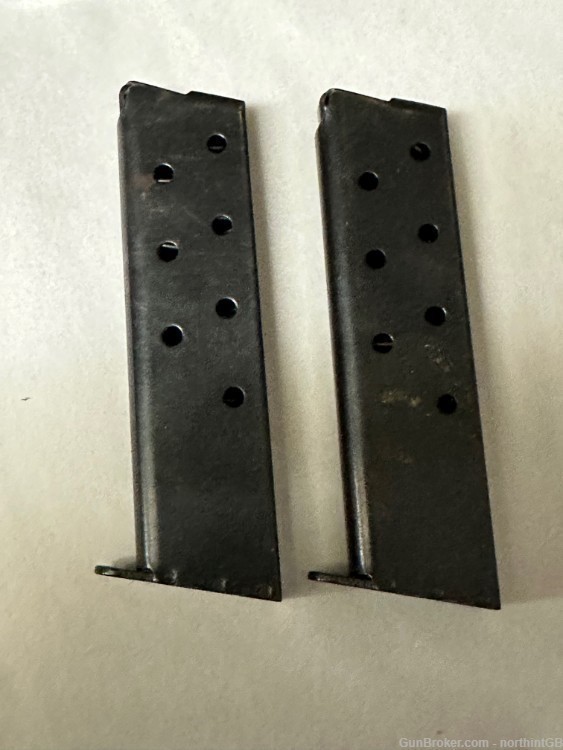 1 LOT OF 12 UNKNOWN PISTOL MAGAZINES-img-1
