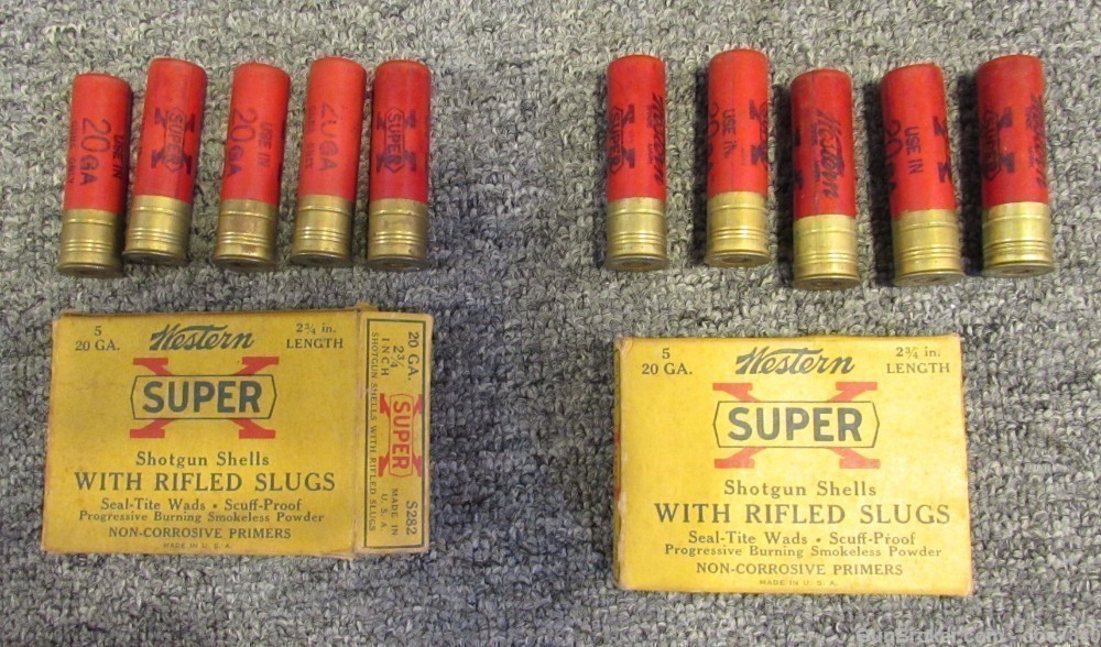 Western Super X vintage 20 GA slugs-img-4
