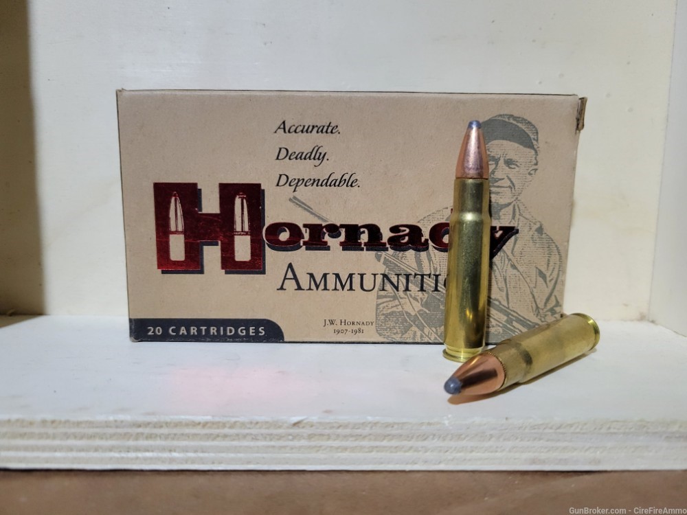358 winchester Hornaday custom 200 gr. Sp 20 rounds No cc fees -img-1