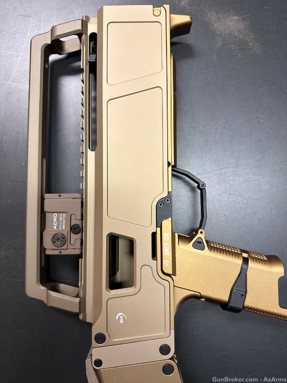 B&T Coyote Tan Anodized FDE BWC9 Chassis for SIG P320 With ACRO P2 Optic-img-1