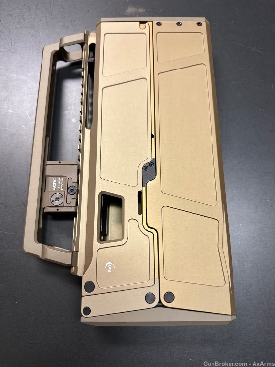B&T Coyote Tan Anodized FDE BWC9 Chassis for SIG P320 With ACRO P2 Optic-img-2