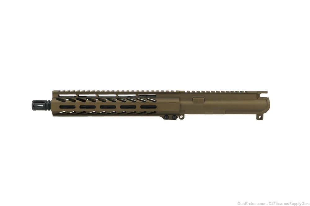 AR-15 7.62x39 10.5" Complete Upper Receiver w/ MLOK Burnt Bronze Cerakote -img-1