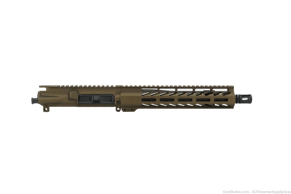 AR-15 7.62x39 10.5" Complete Upper Receiver w/ MLOK Burnt Bronze Cerakote -img-0