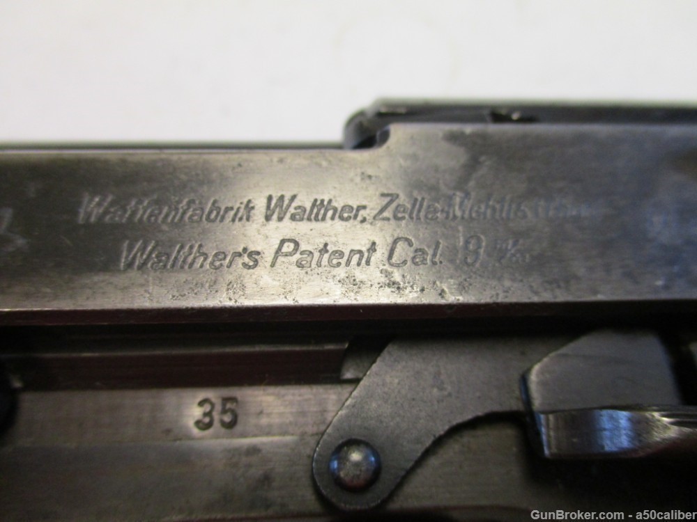 German Walther HP P38 Early With High Gloss Blue, NICE! #21979-img-5