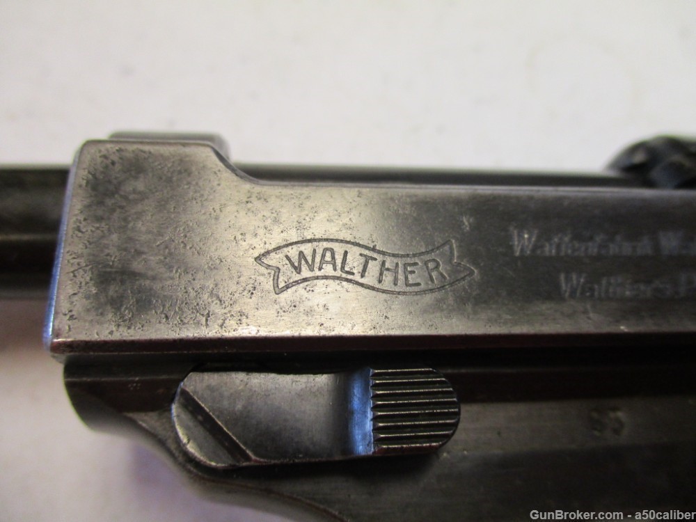 German Walther HP P38 Early With High Gloss Blue, NICE! #21979-img-6