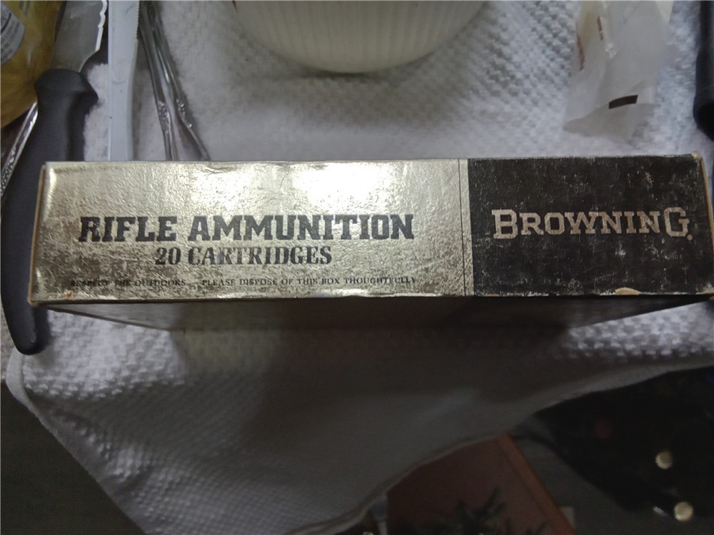 Vintage Browning 338 Win.Mag 200 gr. SP Spitzer ammo-img-4