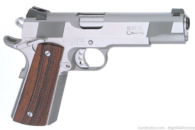 Les Baer Custom Concept VI .45ACP 1911 Pistol 5" Stainless SS LBP8005 New !-img-0