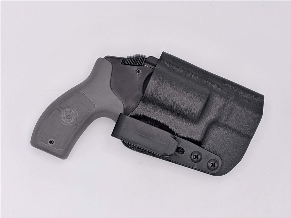 Smith & Wesson M&P Bodyguard 38 Tuckable IWB Kydex Holster Black / Ambidext-img-0
