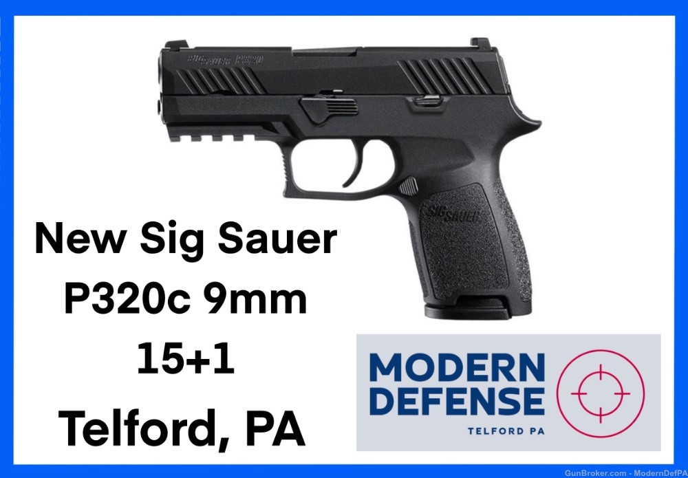 Sig Sauer P320C P320 Compact 15+1 9mm NEW Telford PA-img-0