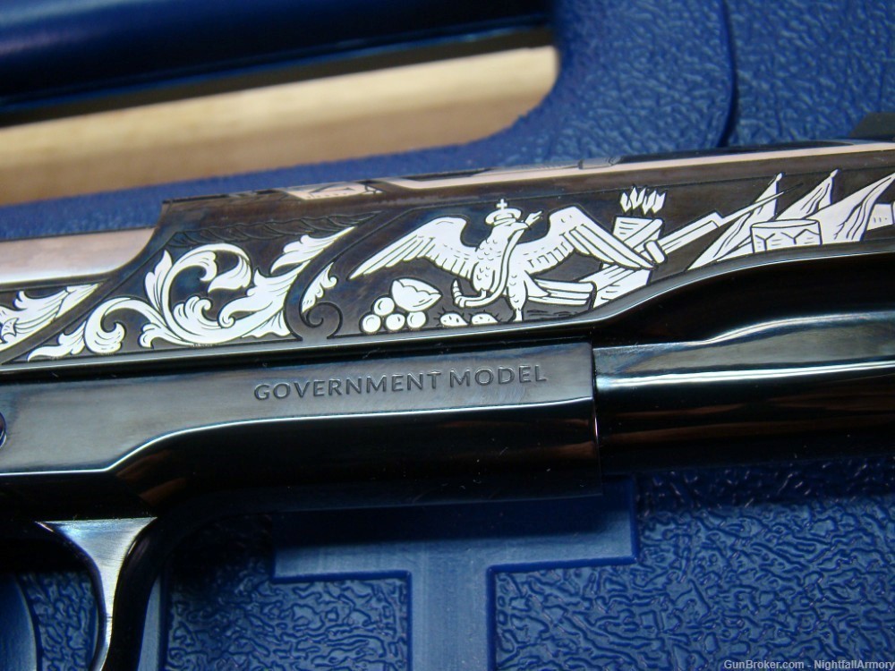 Colt The EMPEROR 1911 5" .38 Super Rare SK custom EL Aztec Pistol 1 of 200 -img-26