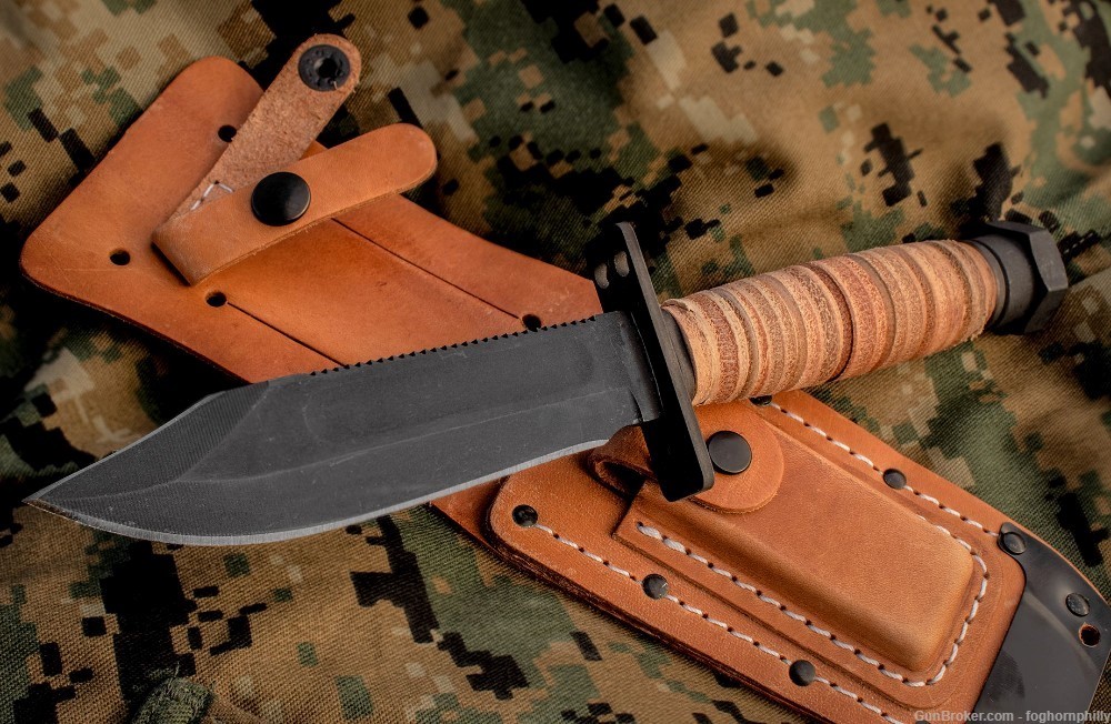 Ontario Knife USAF USN 499 Military Jet Pilot Survival Knife Tactical-img-0