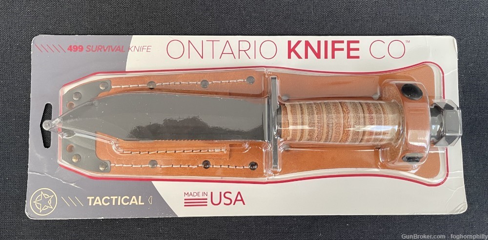 Ontario Knife USAF USN 499 Military Jet Pilot Survival Knife Tactical-img-7