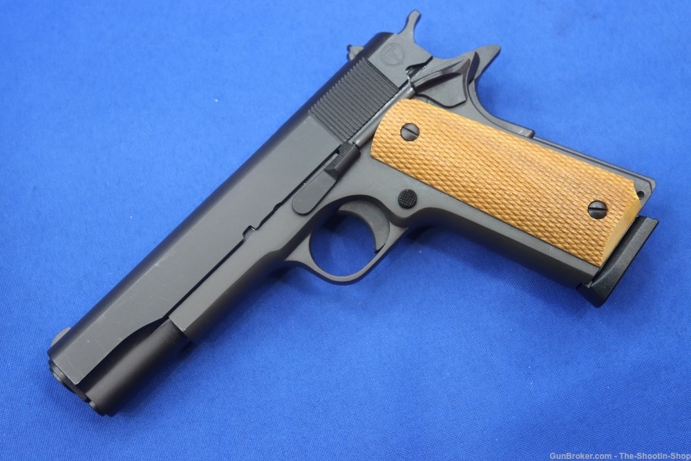 Taylors & Company Model 1911 A1 Pistol 45ACP Checkered Wood Government 5"-img-16