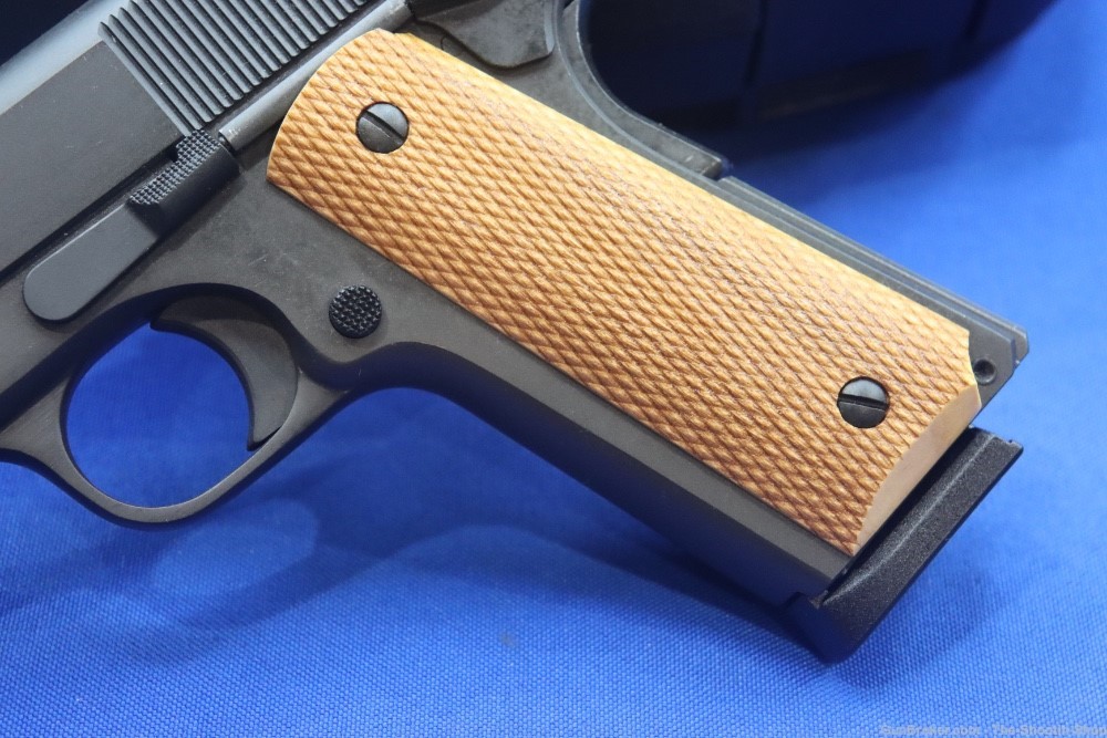 Taylors & Company Model 1911 A1 Pistol 45ACP Checkered Wood Government 5"-img-5
