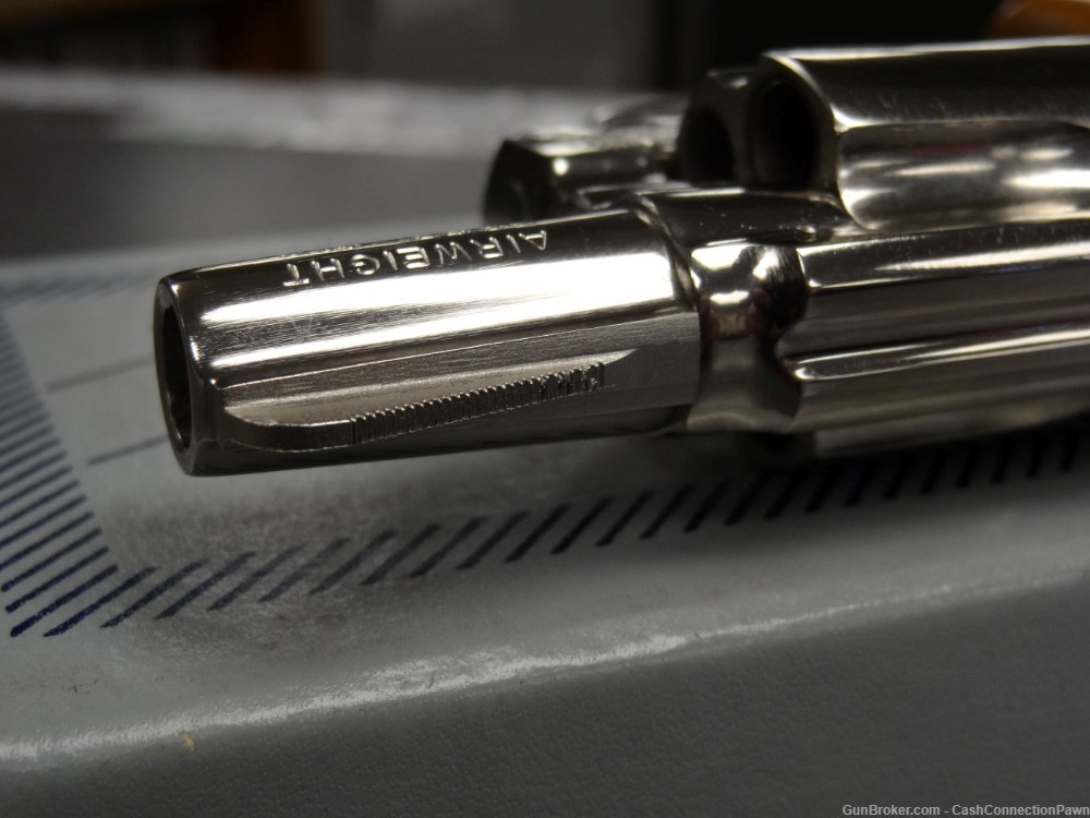 Smith & Wesson Model 42 Airweight Centennial Nickel Finish .38 Spl w/ Box-img-22