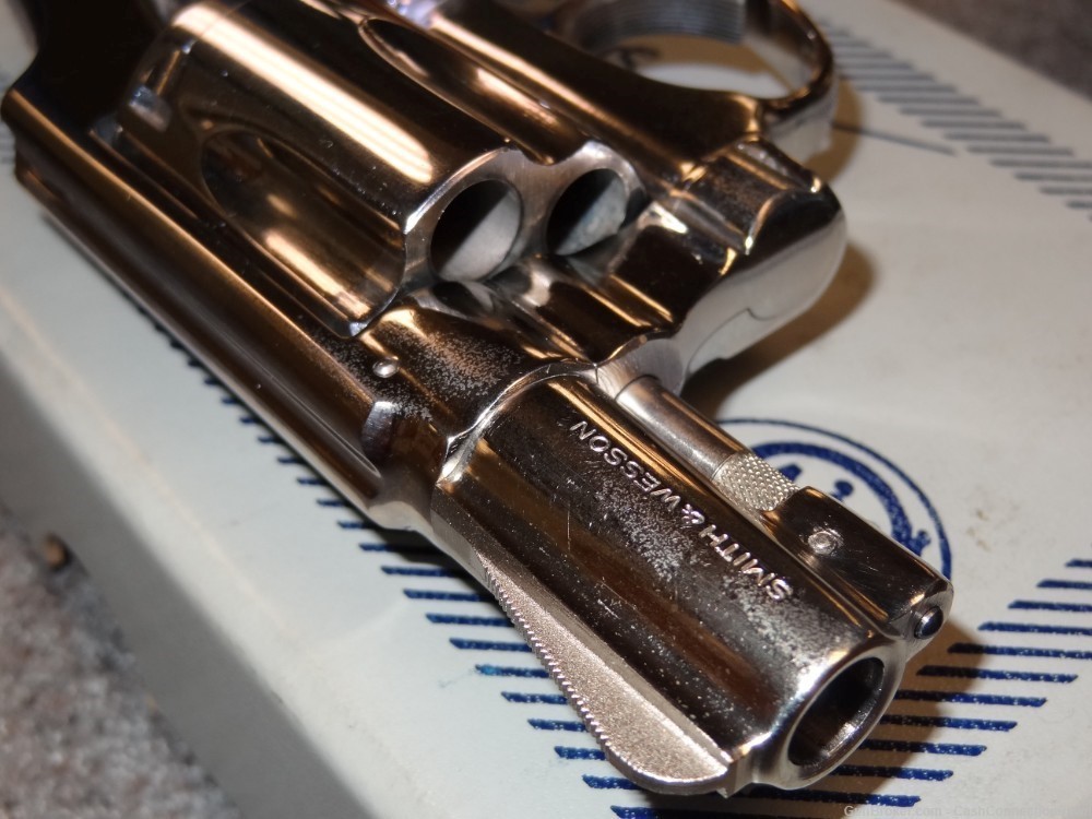 Smith & Wesson Model 42 Airweight Centennial Nickel Finish .38 Spl w/ Box-img-12
