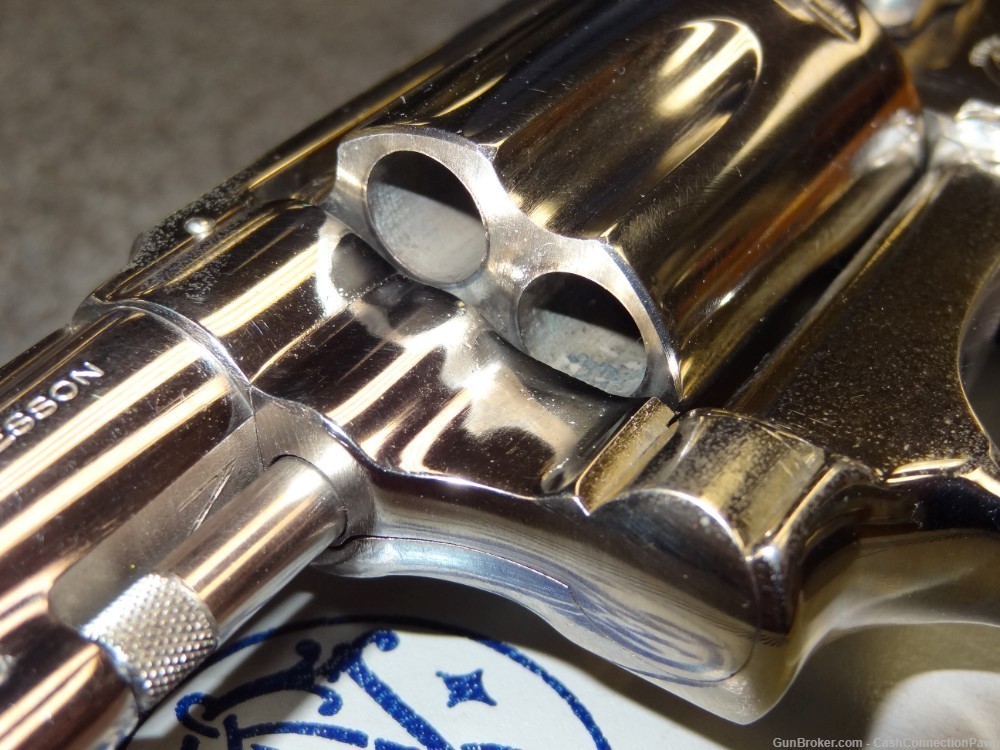 Smith & Wesson Model 42 Airweight Centennial Nickel Finish .38 Spl w/ Box-img-2