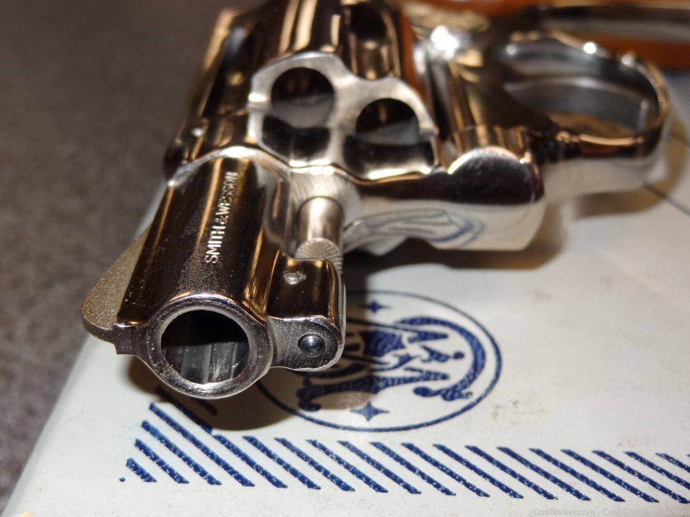 Smith & Wesson Model 42 Airweight Centennial Nickel Finish .38 Spl w/ Box-img-13