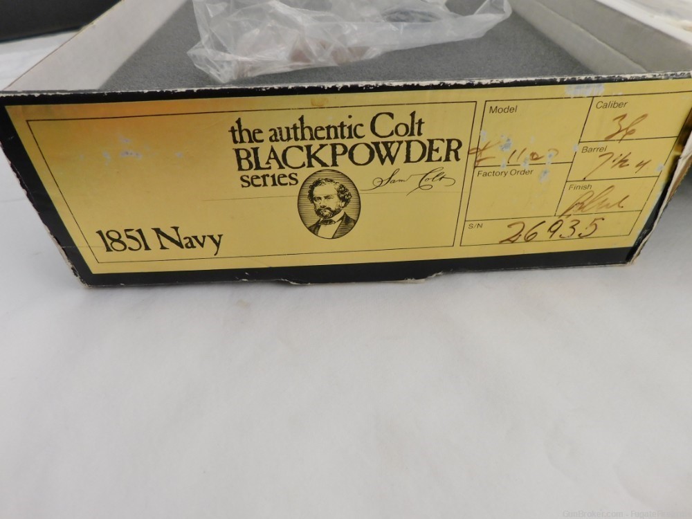 Colt 1851 Navy 2nd Generation Blackpowder NIB-img-2