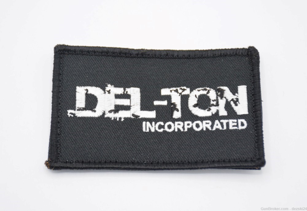 DEL TON INCORPORATED LOGO PATCH HOOK/LOOP BACKING LIMA ECHO AR15 RIFLES-img-0