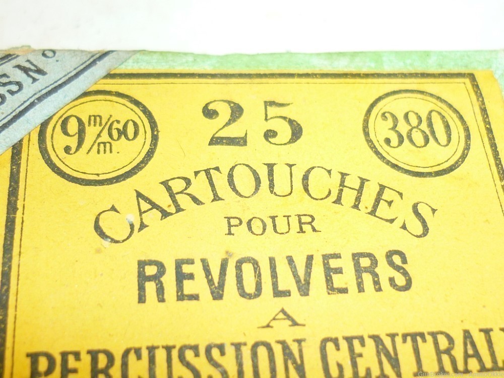 1rd 380 Revolver SHOT Cartridge RARE Lefaucheux CENTRAL FIRE -img-10