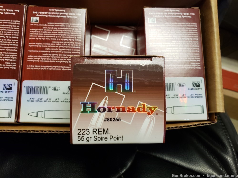 IN STOCK! NEW 500 ROUNDS HORNADY .223 55 SP SPIRE POINT 55SP 55GR 223-img-2