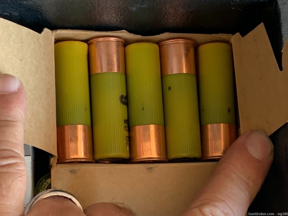 COLLECTION OF HIGH BRASS 20GA & 12GA AMMO IN CARRY BOX-img-5
