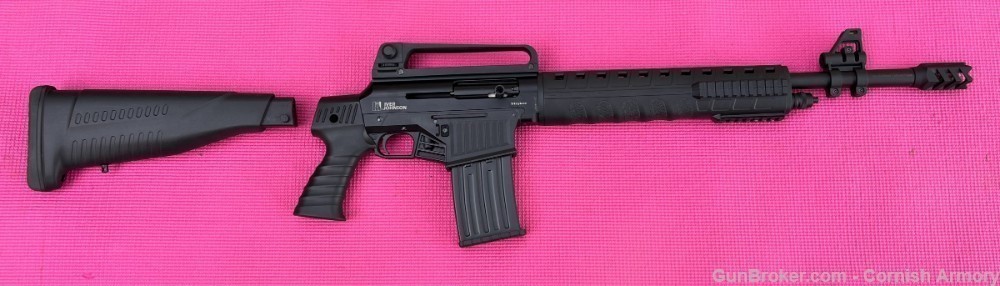 Iver Johnson Stryker 12 gauge AR style semi auto w/detatchable mags 20"-img-32