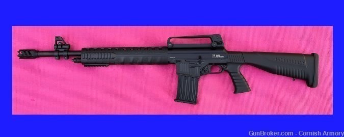 Iver Johnson Stryker 12 gauge AR style semi auto w/detatchable mags 20"-img-0