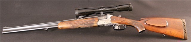 Heym Double Rifle 9.3  W/ Two Extra Barrel Sets --img-3