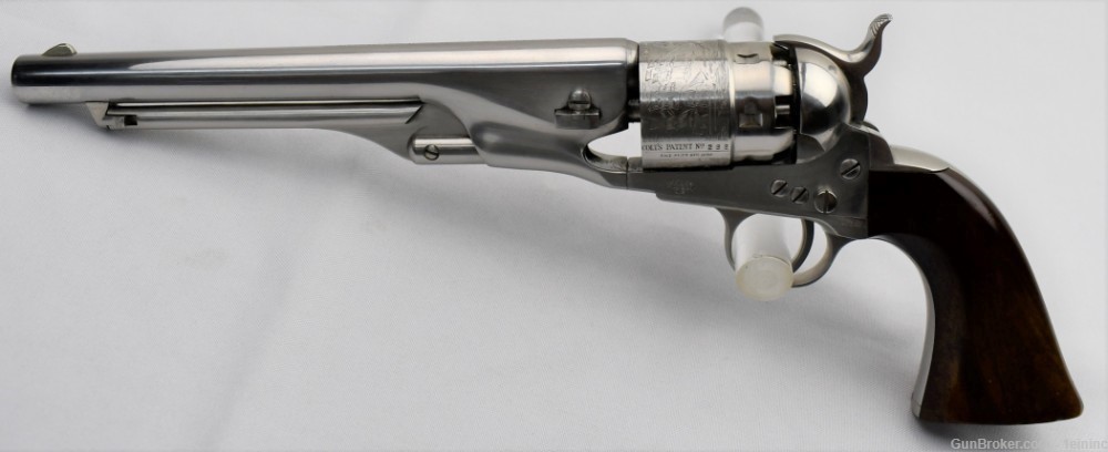 Colt 1860 Army Stainless Boxed -img-6