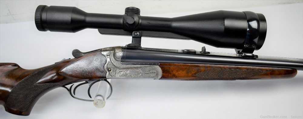 Merkel Double Rifle 9.3x74R w/ 2 Scopes-img-8