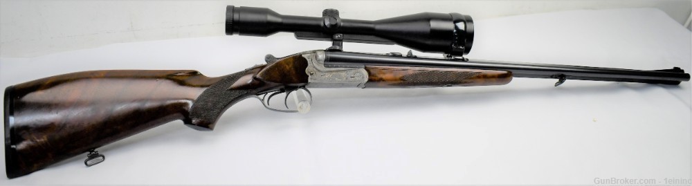 Merkel Double Rifle 9.3x74R w/ 2 Scopes-img-6