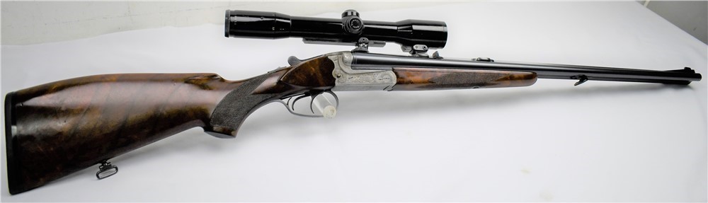 Merkel Double Rifle 9.3x74R w/ 2 Scopes-img-11