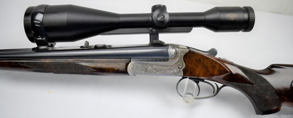 Merkel Double Rifle 9.3x74R w/ 2 Scopes-img-3