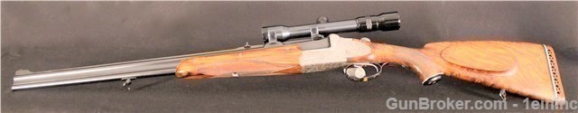 Sodia .375 Double Rifle W/ 16/7x65R Bbls Ejectors-img-1