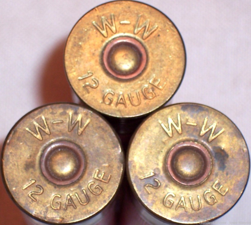 Western Super-X® Magnum 12-3” Ga 1-7/8 Oz 4 Dr #4 Buckshot 3 Rounds Vintage-img-1