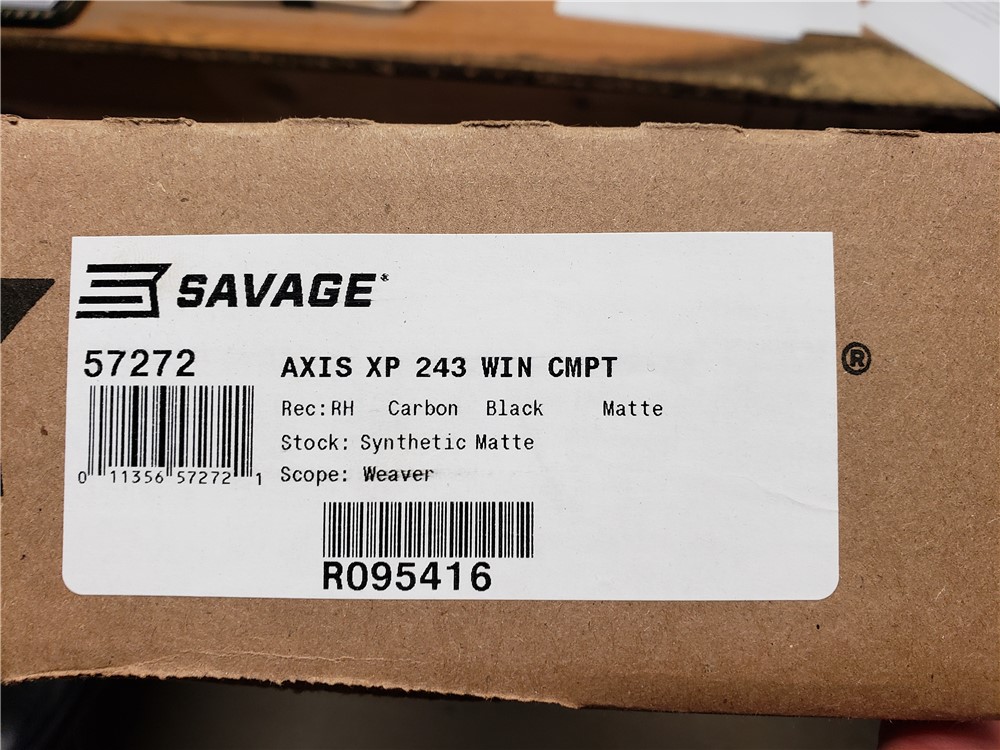 NEW! SAVAGE AXIS XP COMPACT .243 WIN 20" MUDDY GIRL WEAVER SCOPE 243-img-0